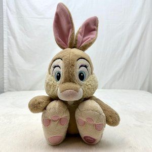 Disney Store Genuine Original Miss Bunny 16" Plush Stuffed Toy Bean Bag Belly
